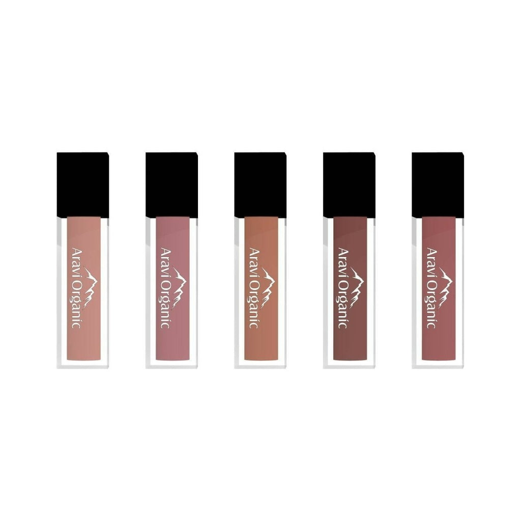 Aravi Organic Liquid Lipstick Combo | Grocsy