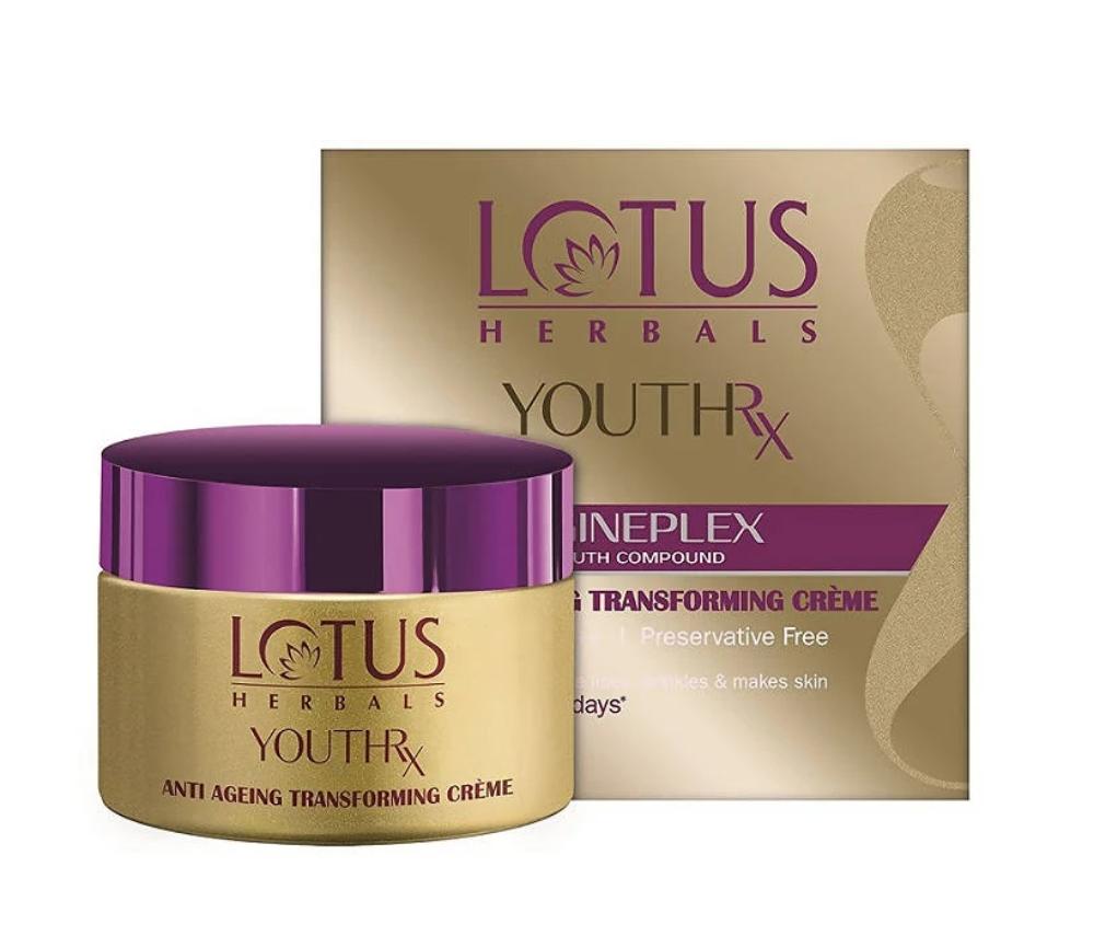 Lotus Herbals Youth Rx Anti-Aging Transforming Creme – SPF 25, PA +++ | Grocsy