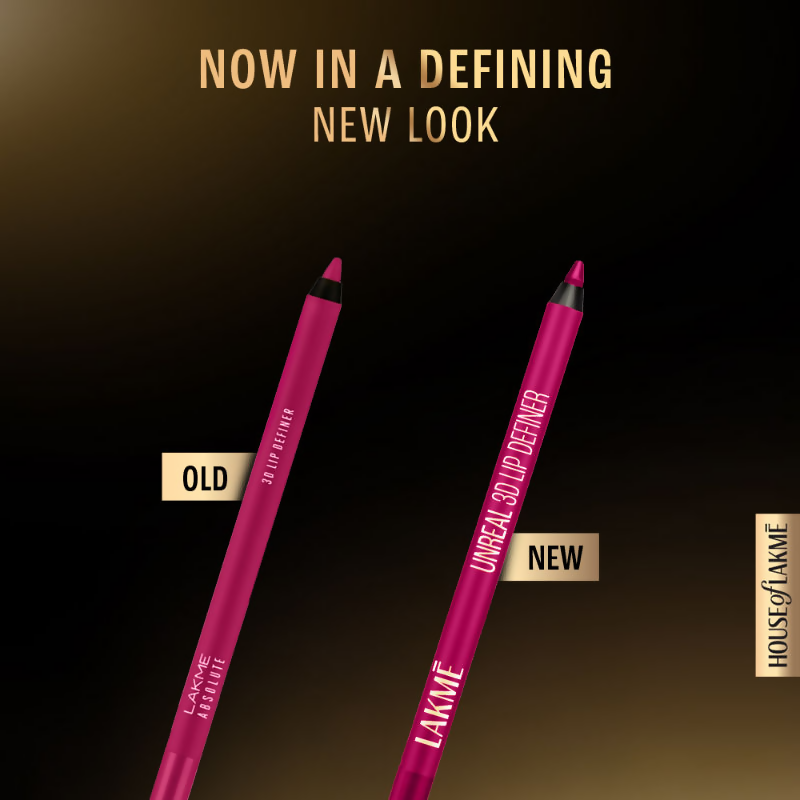 Lakme Unreal 3D Lip Definer - Carnation | Grocsy