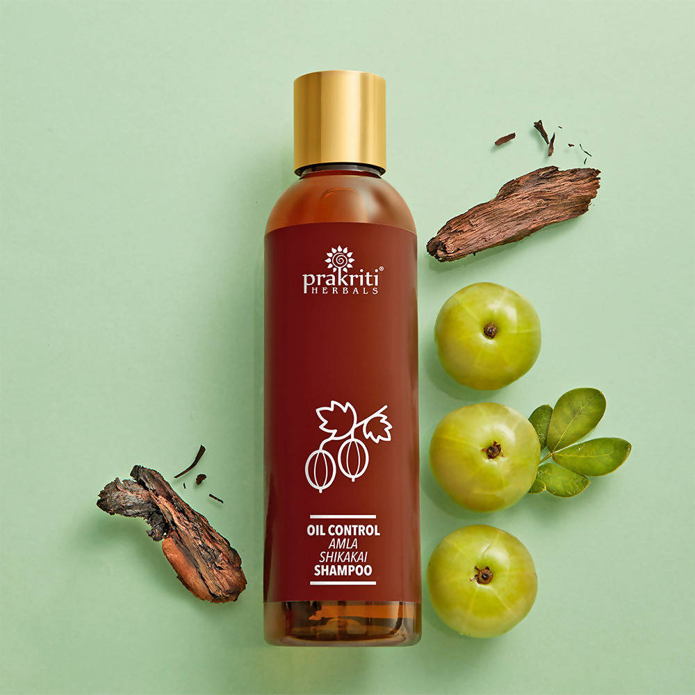 Prakriti Herbals Oil Control Amla Shikakai Shampoo | Grocsy