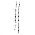 Mominos Fashion Kamal Johar Oxidised Silver Black Beads Anklets | Grocsy