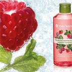 Yves Rocher Energizing Bath & Shower Gel - Raspberry Peppermint | Grocsy