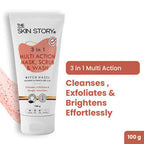 The Skin Story 3 in 1 Multi Action Face Mask, Scrub & Wash | Grocsy