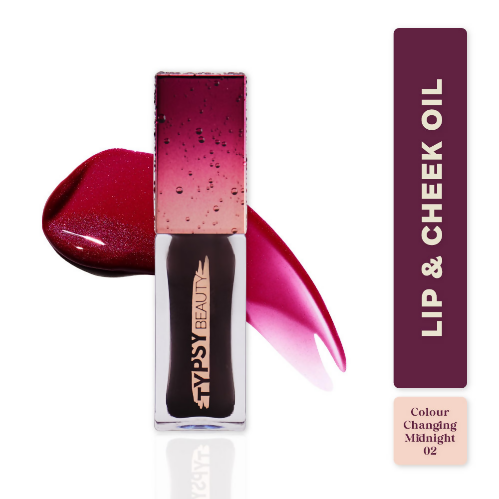 Typsy Beauty Shade Shifter Lip & Cheek Oil - Midnight 02 | Grocsy