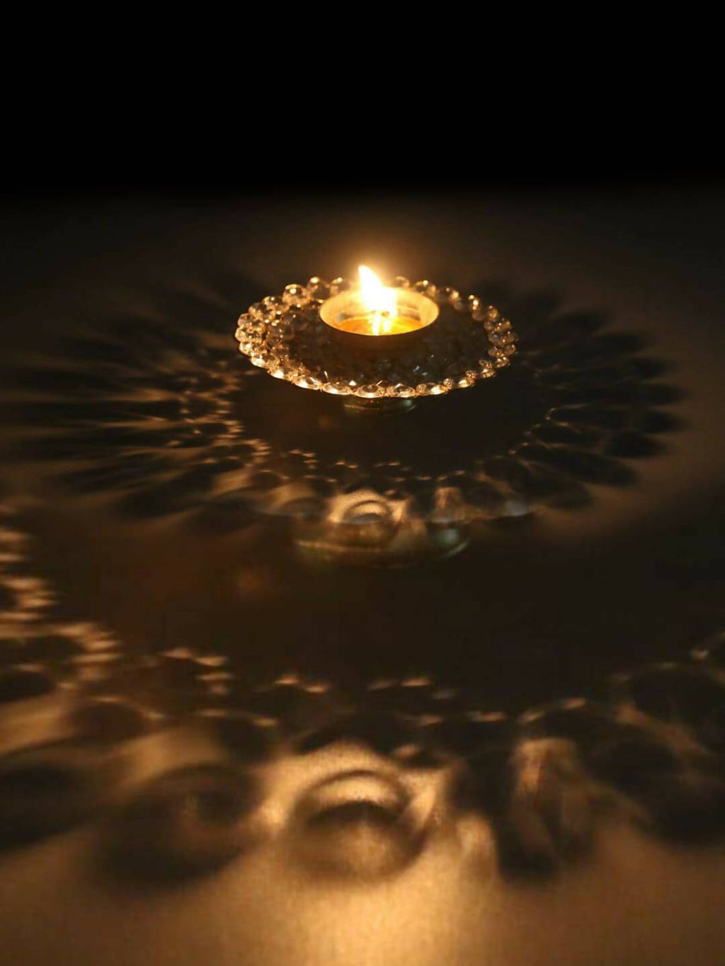 Craftvatika Gold Small Brass Puja Akhand Diya | Grocsy