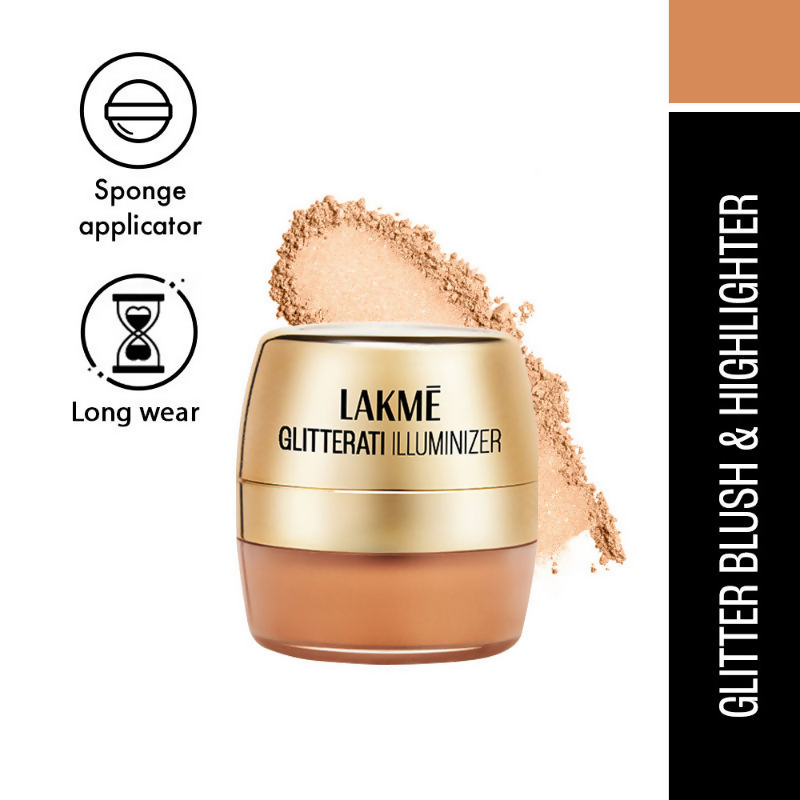 Lakme Ultimate Glam Highlighter - Desert Rose | Grocsy