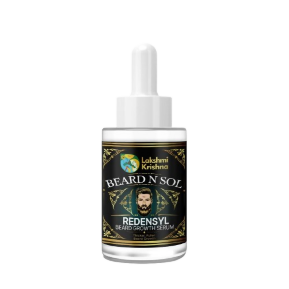 Lakshmi Krishna Naturals Beard N Sol Rendensyl Beard Growth Serum | Grocsy