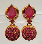 Cute Ruby Earrings | Grocsy