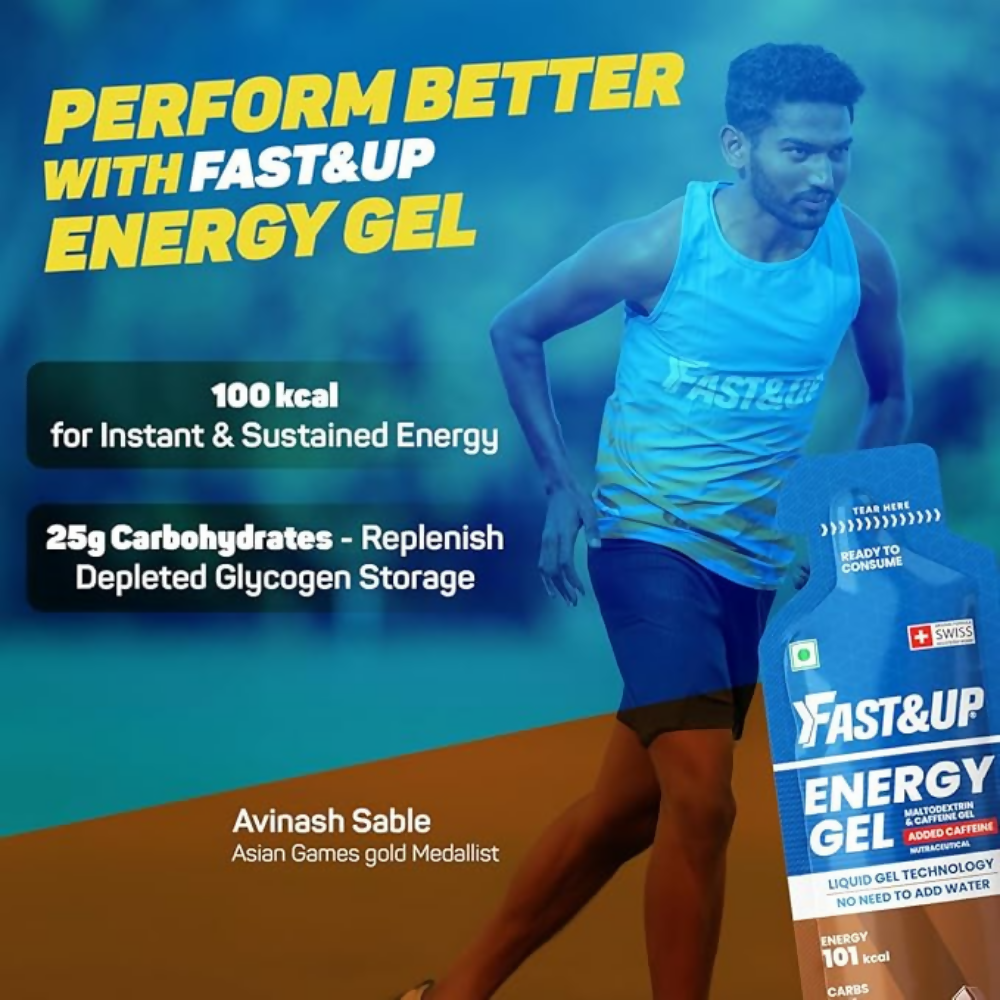 Fast&Up Energy Gel-Chocolate Bourborn Flavour | Grocsy