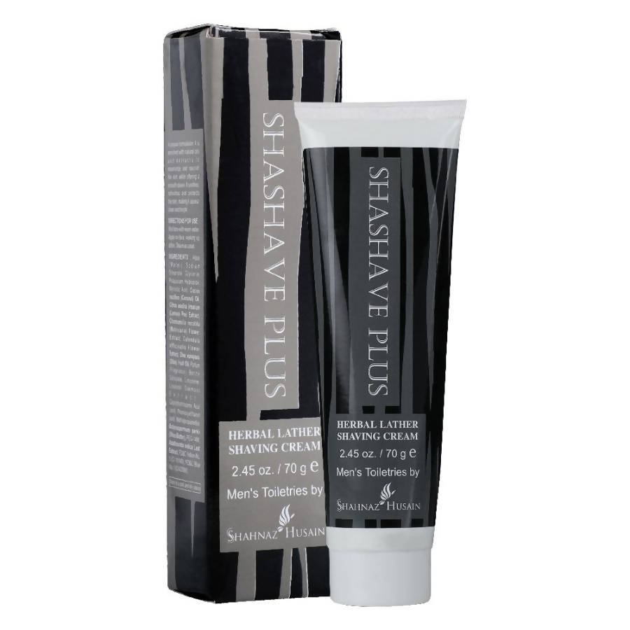 Shahnaz Husain Shashave Plus - Herbal Lather Shaving Cream | Grocsy