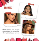 Love Earth Liquid Mousse Matte Lipstick - Browns | Grocsy