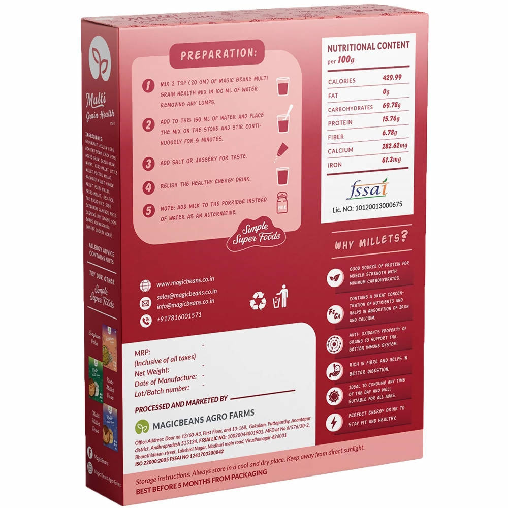 Magicbeans Multi Grain Health Mix | Grocsy