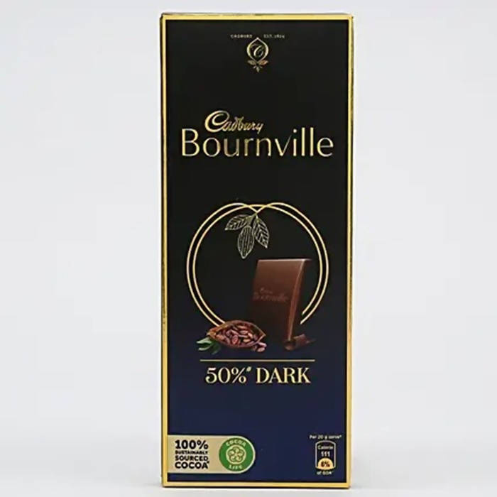 Meenakari Work Rakhi & Bournville Chocolate | Grocsy