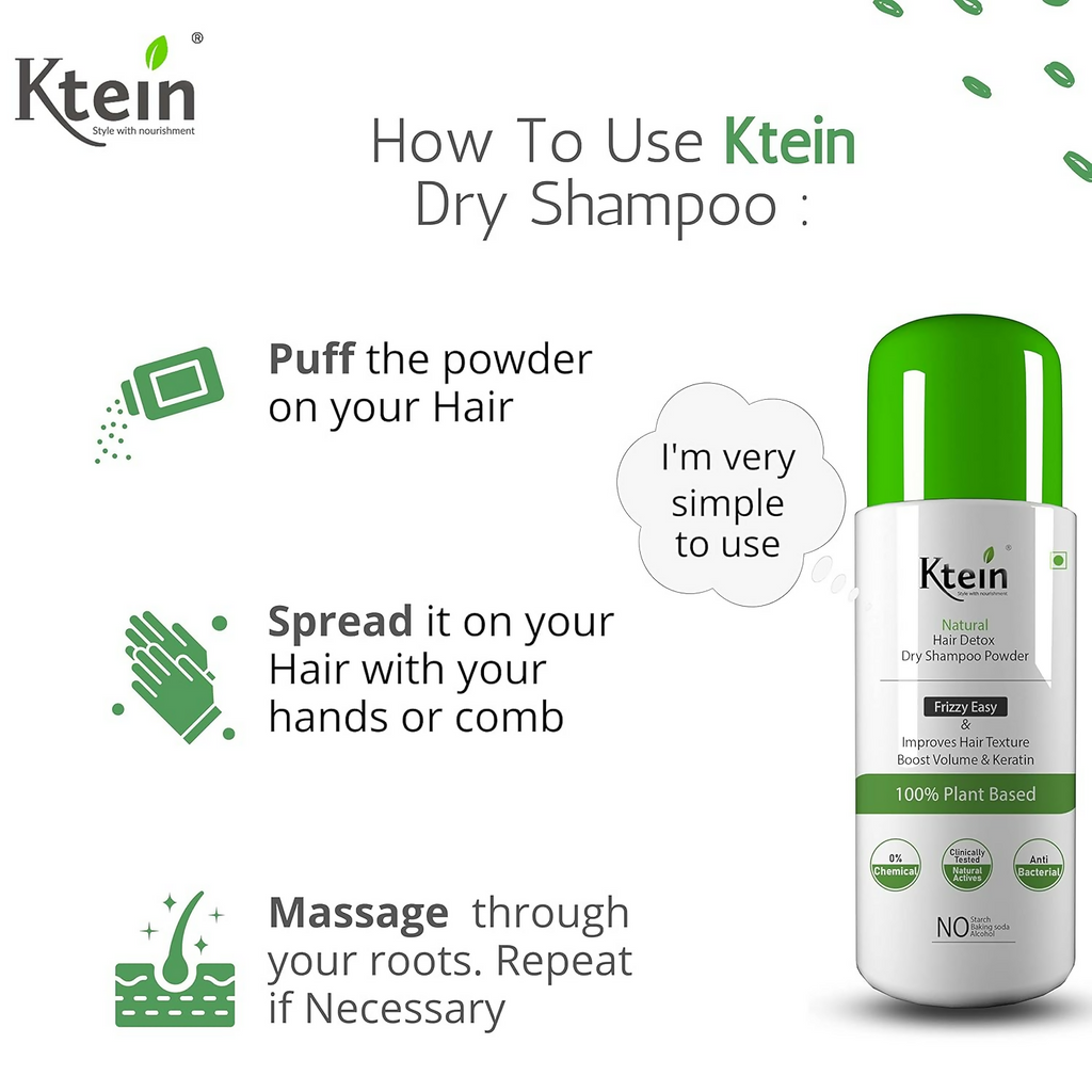 Ktein Natural Detox Dry Shampoo | Grocsy