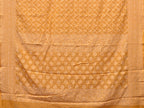 Yellow Cut Work Tussar Cotton Handloom Saree with All Over Jamdani Style Design - Global Threads | Grocsy