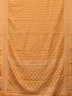 Yellow Cut Work Tussar Cotton Handloom Saree with All Over Jamdani Style Design - Global Threads | Grocsy
