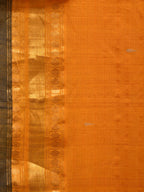 Yellow Uppada Cotton Handloom Saree with Karpur Pallu Design - Global Threads | Grocsy