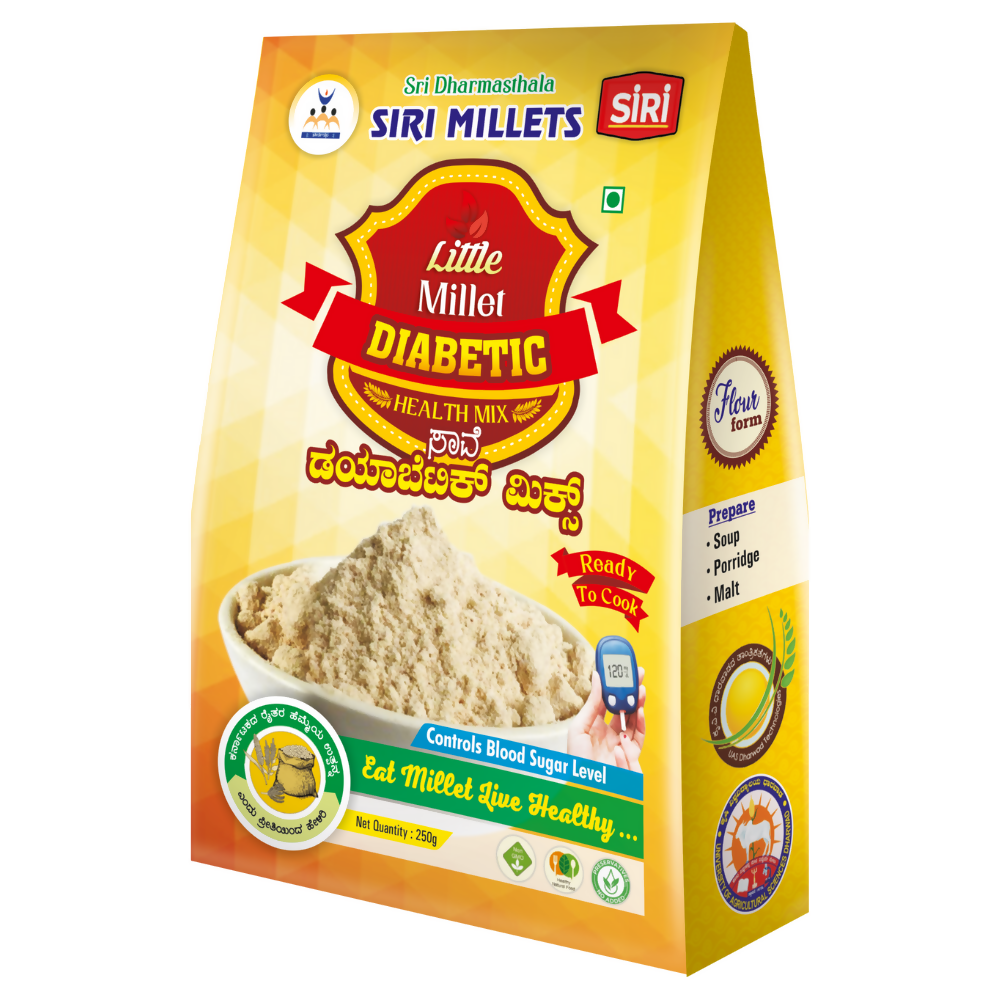 Siri Millets Little Millet Diabetic Health Mix - Nutrient-Rich Flour | Grocsy