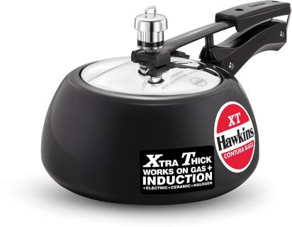 Hawkins Contura Black XT 2 L Induction Bottom Pressure Cooker (CXT20) | Grocsy