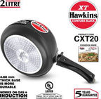 Hawkins Contura Black XT 2 L Induction Bottom Pressure Cooker (CXT20) | Grocsy