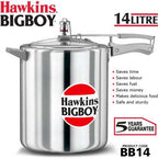 Hawkins Bigboy 14 L Pressure Cooker Aluminium (BB14) | Grocsy