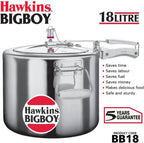Hawkins Bigboy 18 L Pressure Cooker (BB18) | Grocsy