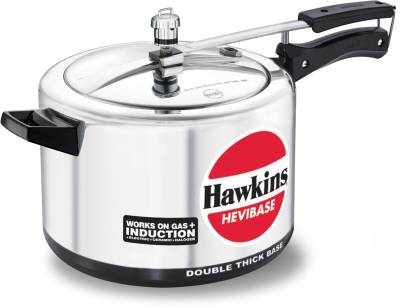 Hawkins Hevibase 8 L Induction Bottom Pressure Cooker (IH80) | Grocsy