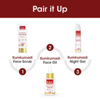 TAC - The Ayurveda Co. 7% Kumkumadi Face Scrub with Saffron & 24k Gold | Grocsy