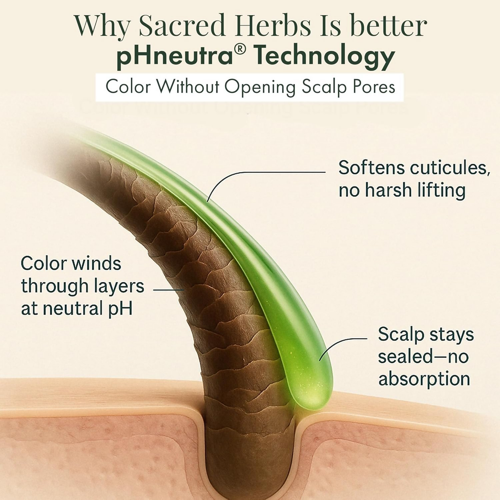 Sacred Herbs Ammonia & PPd Free Natural Organic Gel Dark Brown Hair Color For Men & Women | Grocsy