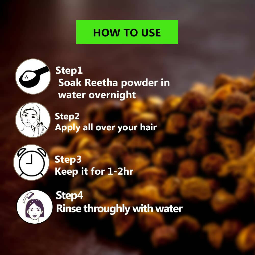 Syndy Pharma Reetha Powder for Hair | Grocsy