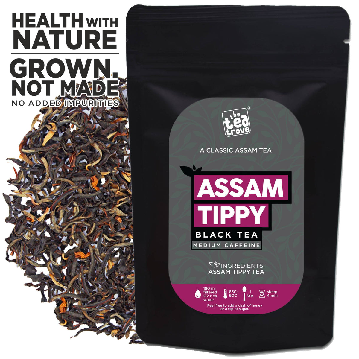 The Tea Trove - Assam Tippy Black Tea | Grocsy