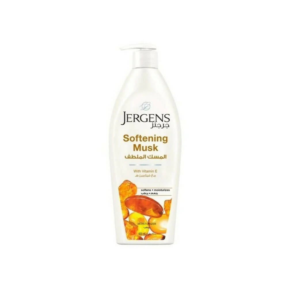 Jergens Softening Musk With Vitamin E Moisturizer Body Lotion | Grocsy