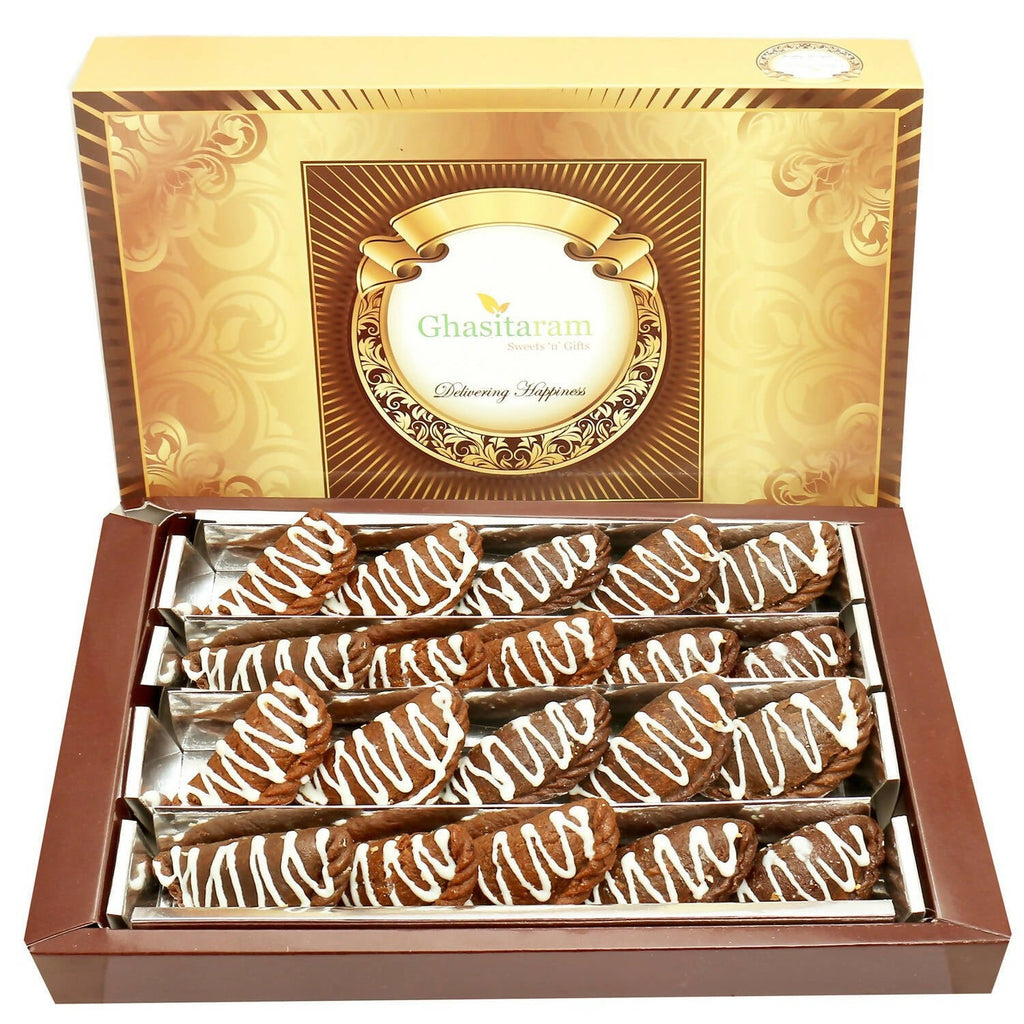 Ghasitaram Holi Sweets - Chocolate Gujiya | Grocsy