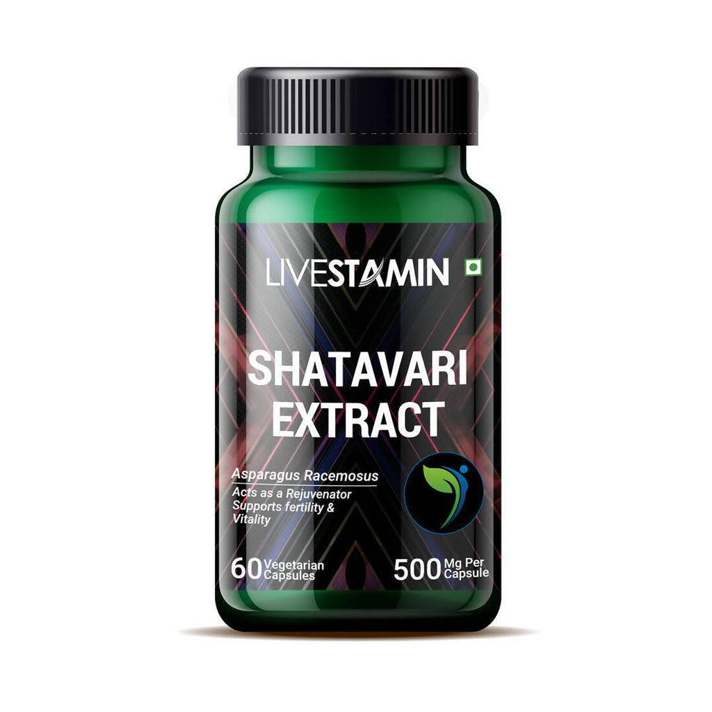 Livestamin Shatavari Extract Capsules | Grocsy