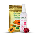 Belsa Herbals Organic Papaya D-tan Facepack And Rose Mist | Grocsy
