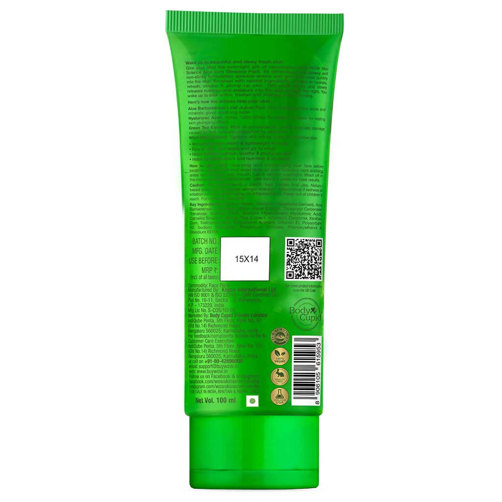 Wow Skin Science Aloe Vera Sleeping Pack | Grocsy