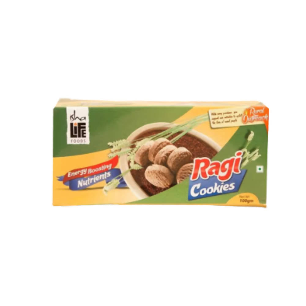 Isha Life Ragi Cookies (Finger Millet Cookies) | Grocsy