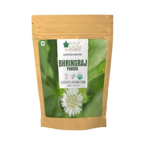 Bliss of Earth Certified Organic Bhringraj Powder | Grocsy
