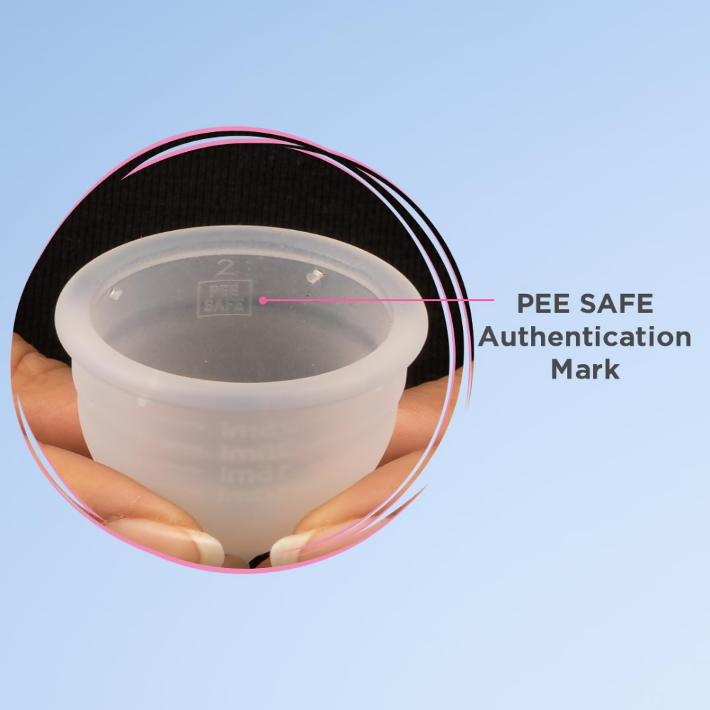 Pee Safe Menstrual Cup Medium + Large | Grocsy