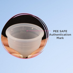Pee Safe Menstrual Cup Medium + Large | Grocsy
