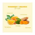 Kimayra Organic Turmeric + Orange Face Pack Powder For Brightening Skin, Help In Pigmentation, Wrinkles, Fine Lines & Scars | Grocsy