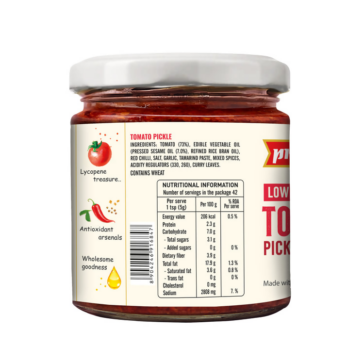 Priya Low Salt Tomato Pickle | Grocsy