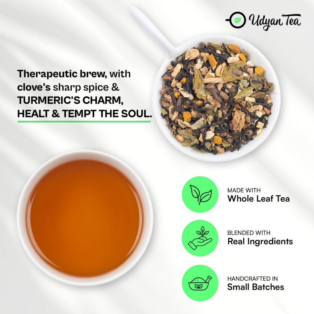 Udyan Tea Ayurveda Herbal Black Tea | Grocsy