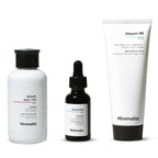 Minimalist Oily Skincare Kit For Women & Men, Face Wash, Serum & Moisturizer | Grocsy