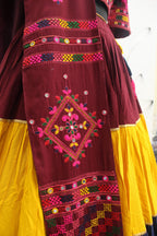 Multi Color Viscose Rayon Thread Embroidered Navratri Lehenga Choli with Dupatta - Raas | Grocsy