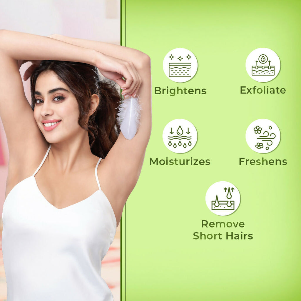 VI-JOHN Feather Touch Lime & Aloevera Hair Removal Cream for Women for Dry Skin, Suitable for Legs, Underarms, Bikini Line, Arms | Grocsy