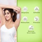 VI-JOHN Feather Touch Lime & Aloevera Hair Removal Cream for Women for Dry Skin, Suitable for Legs, Underarms, Bikini Line, Arms | Grocsy