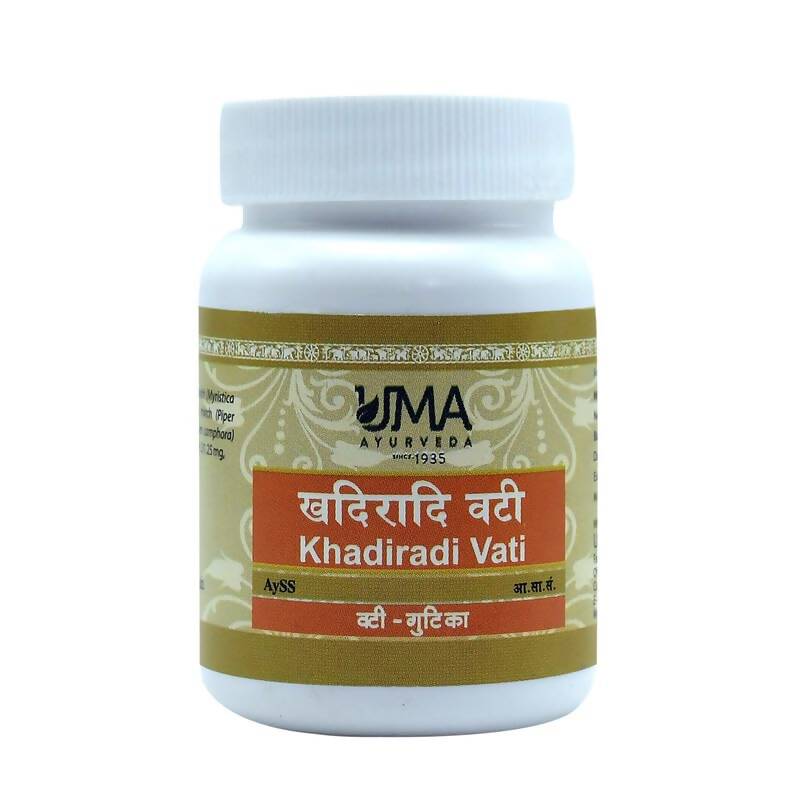 Uma Ayurveda Khadaradi Vati | Grocsy