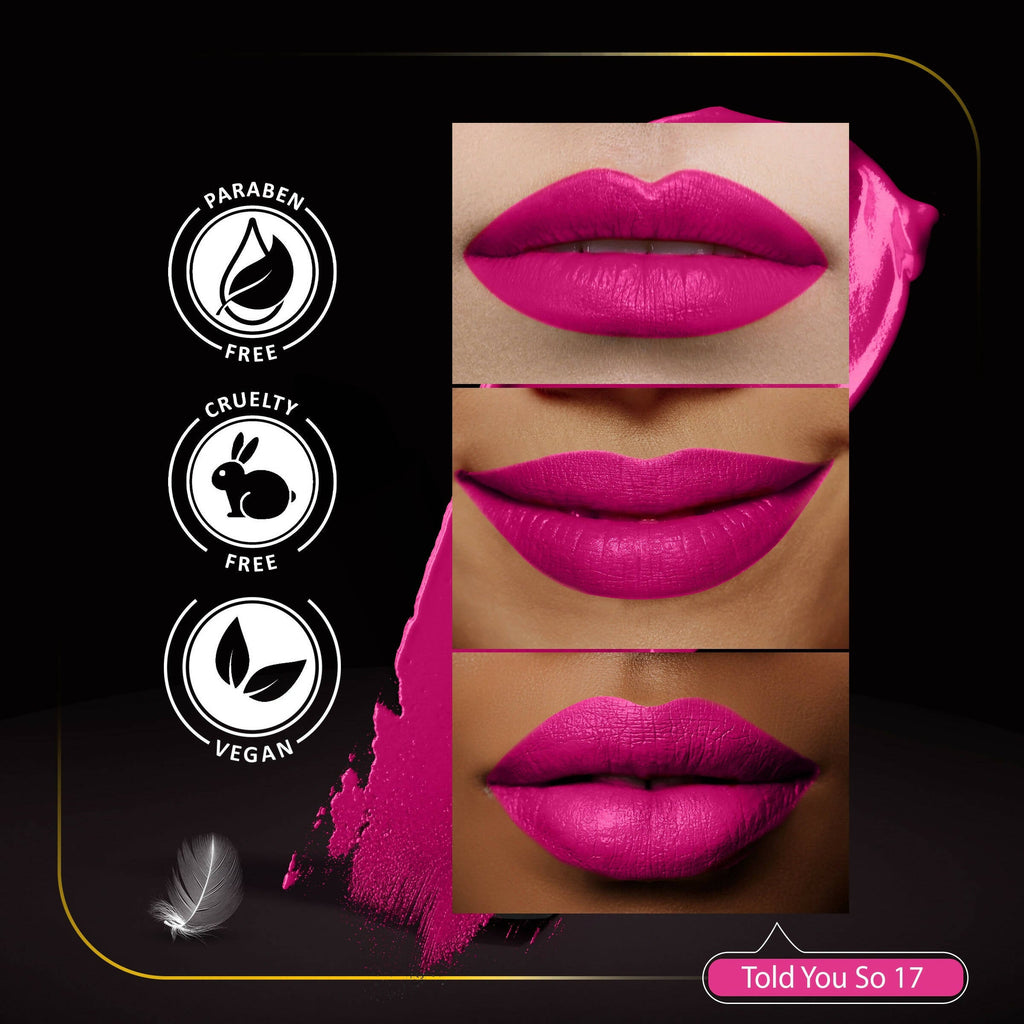 Faces Canada Comfy Matte Creme Lipstick - Told You So 17 | Grocsy