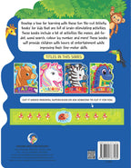 Dreamland Jungle Activity and Colouring Book- Die Cut Animal Shaped Book : Children Interactive & Activity Book | Grocsy